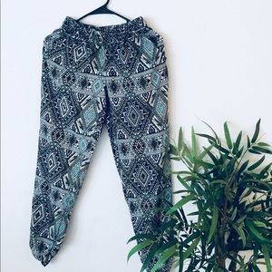 Blue diamond pants